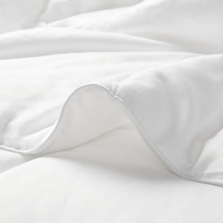 Sleep Philosophy Sateen Double Insertion Comforter, White, Twin