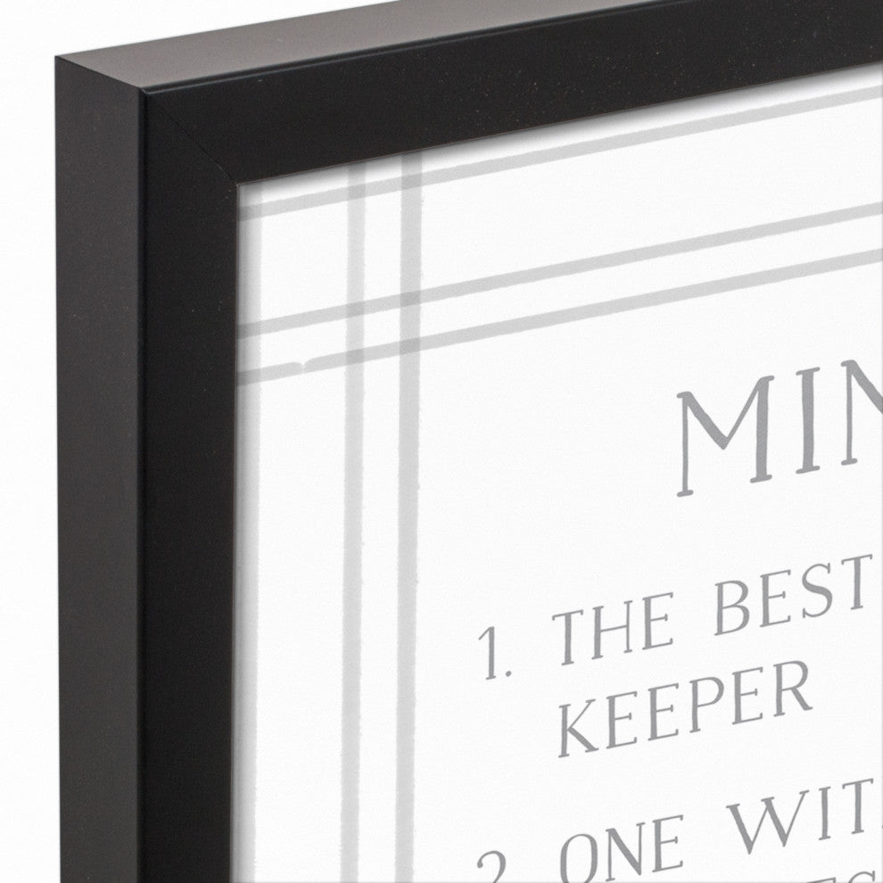 Mimi Definition 11x14 Black Framed Canvas