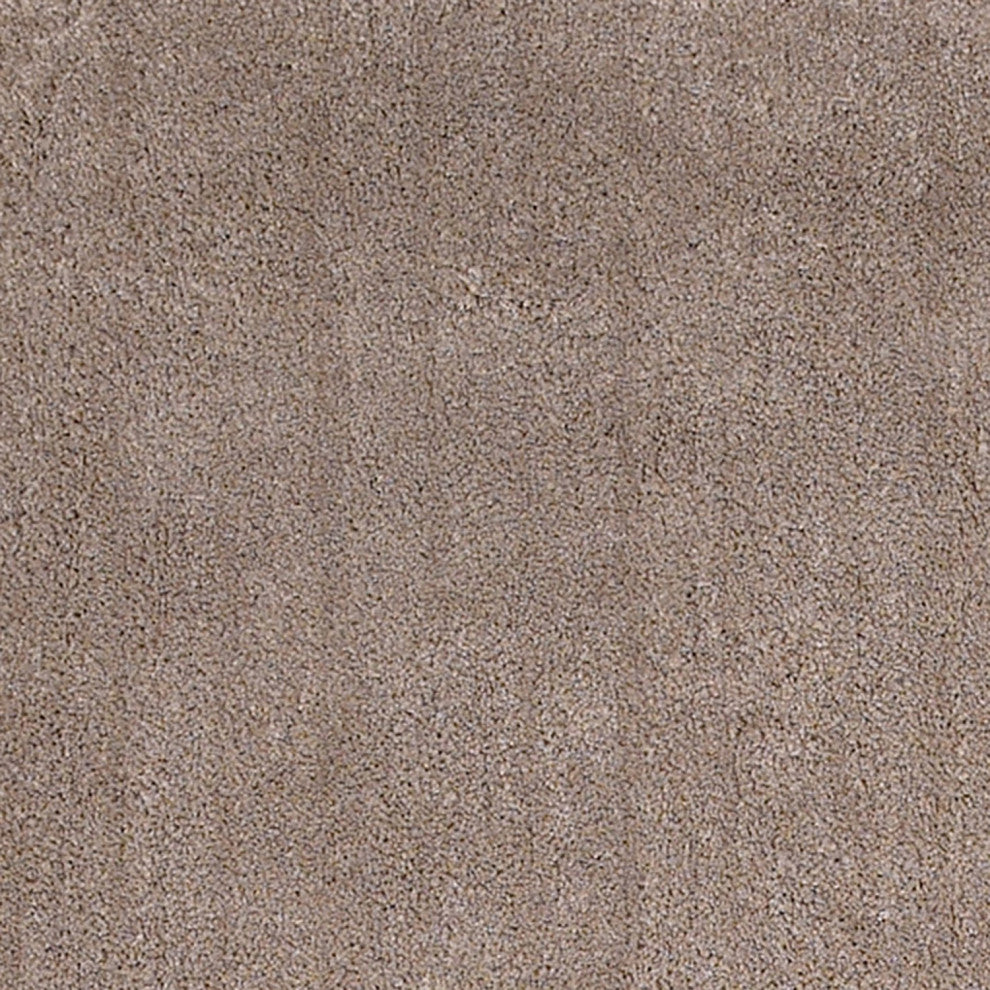 HomeRoots 9' x 13' Polyester Beige Area Rug