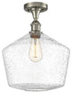 Innovations 516-1C-SN-G654-12 1-Light Semi-Flush Mount, Brushed Satin Nickel