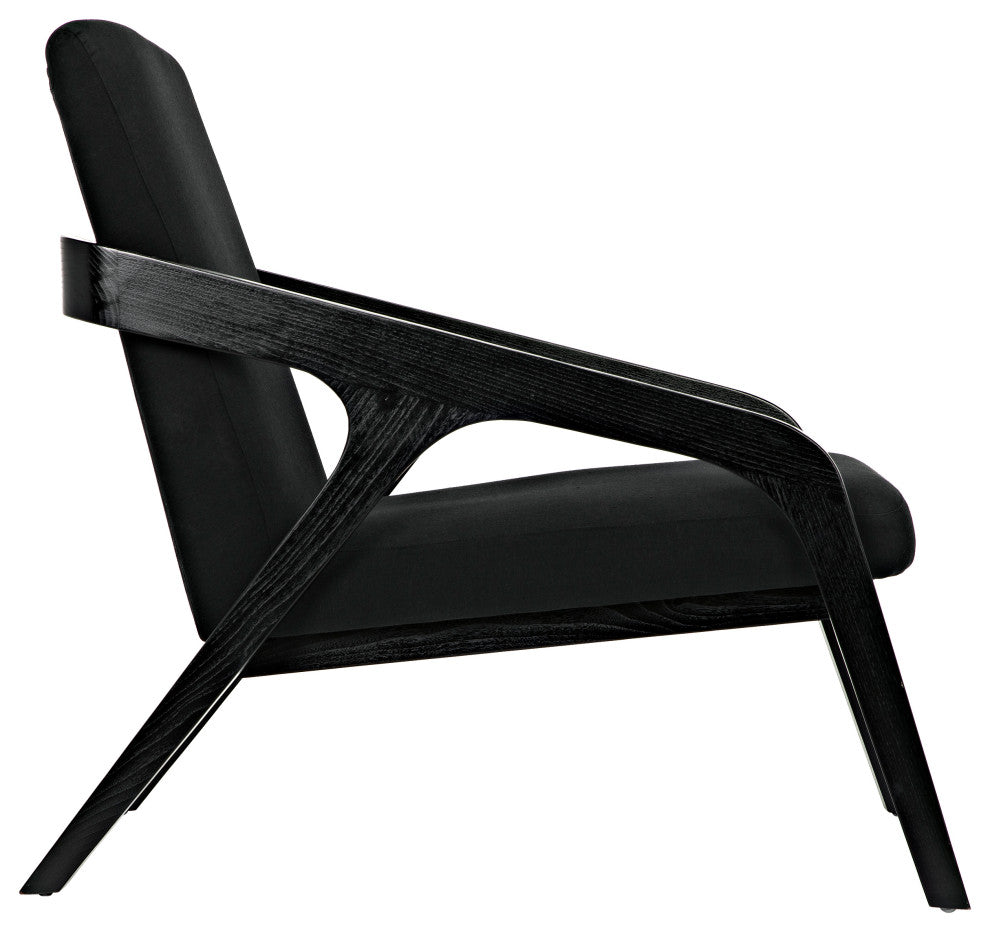 Lamar Chair, Charcoal Black