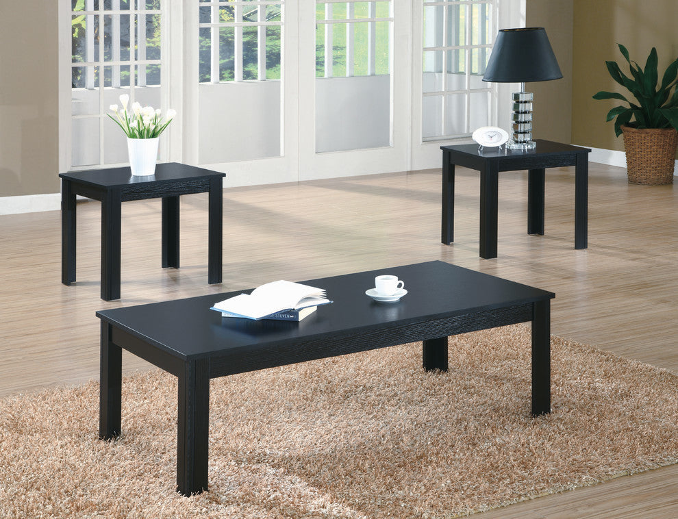Table Set - 3Pcs Set / Black
