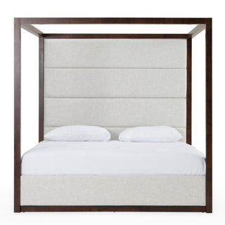 Modrest Manhattan Contemporary Canopy Cherry Bed, Eastern King