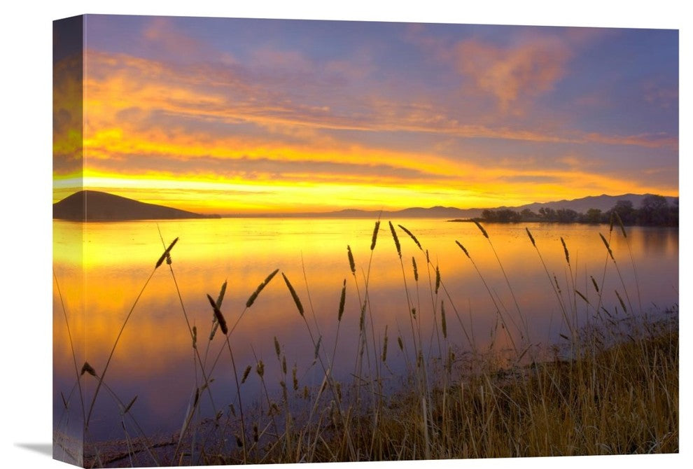 "Sunrise At San Luis Reservoir, San Joaquin Valley, California" Artwork