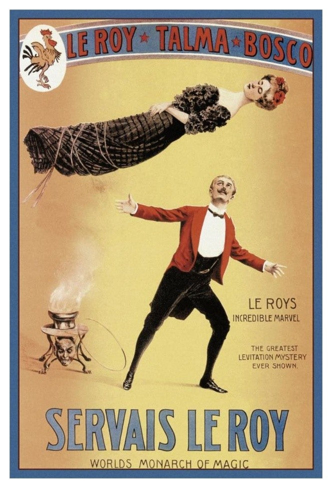 "Magicians: Servais LeRoy: World's Monarch of Magic" Print, 22"x32"