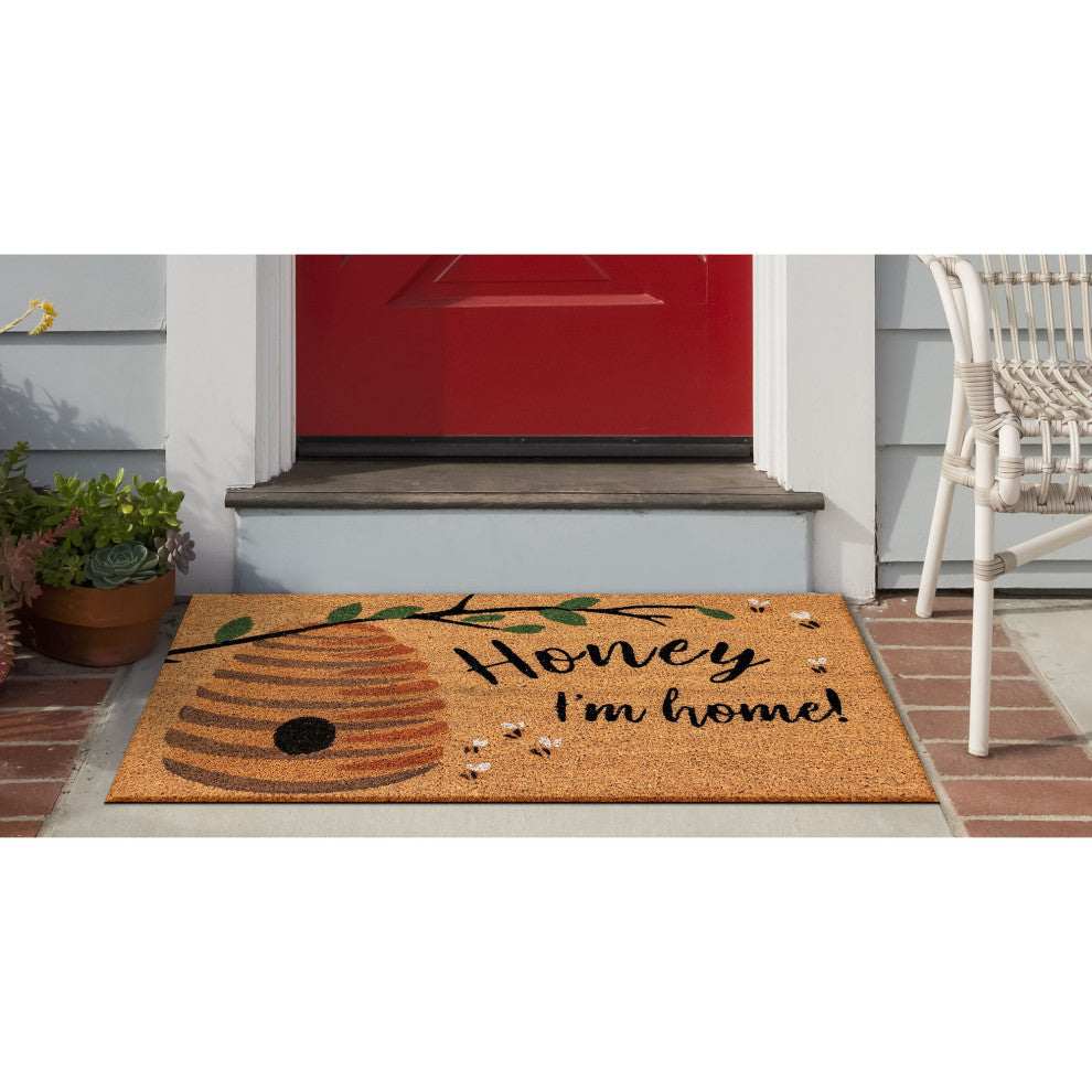 Natura Honey I'm Home Outdoor Mat Natural 2'x3'