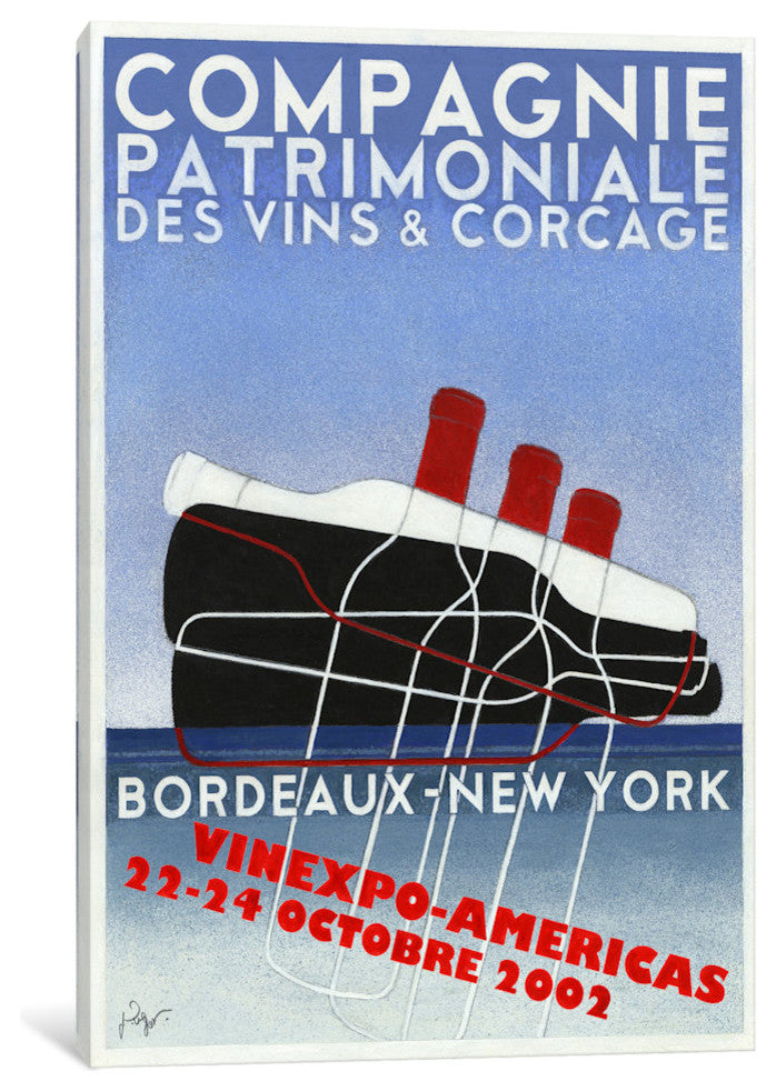 "Transat" by Jean-Pierre Got, Canvas Print, 18"x12"