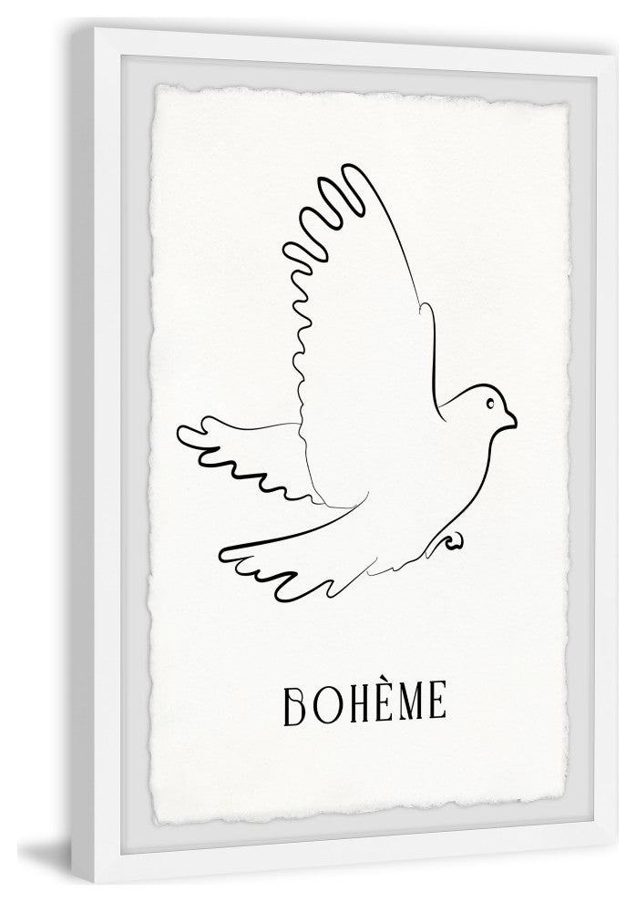 "Like a Free Bird" Framed Painting Print, 30x45