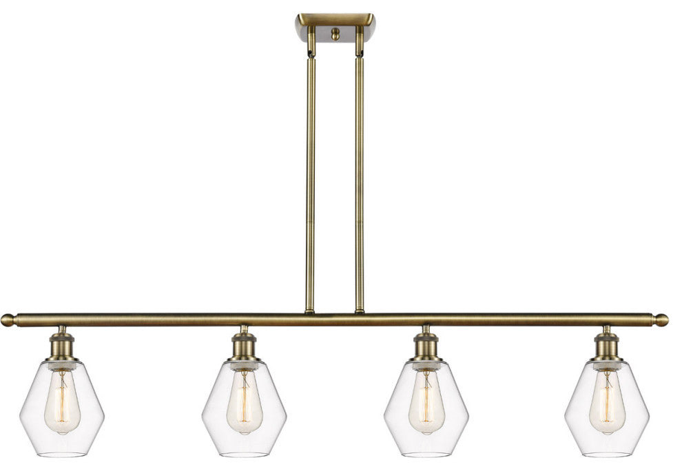 Innovations 516-4I-AB-G652-6 4-Light Island Light, Antique Brass