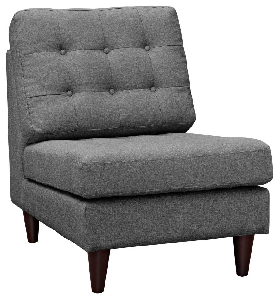 Empress Upholstered Fabric Lounge Chair