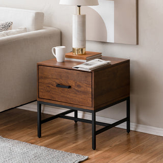Eden Night Stand Table, Walnut