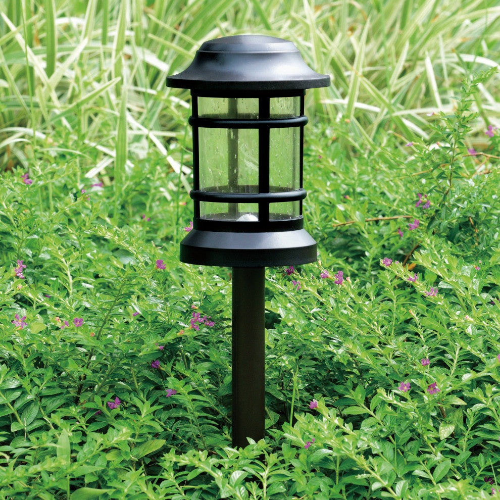Westmont Low-Voltage Black Outdoor Landscape Path Light LED Clear Glass