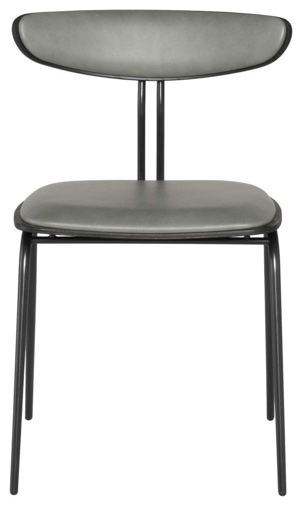 Giada Dove Leather Dining Chair