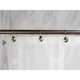 Round Brushed Nickel Shower Hooks