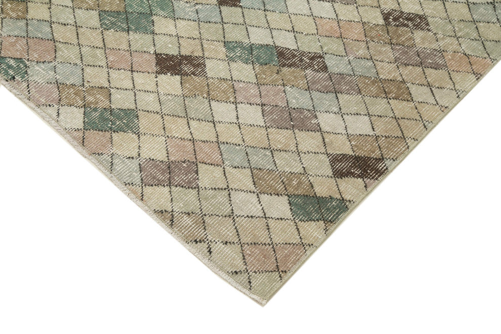 Rug N Carpet - Handmade Anatolian 5' 4'' x 9' 2'' Contemporary Vintage Rug