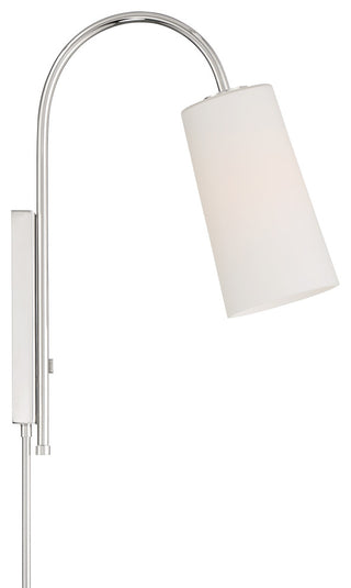 Alexa 1 Light Polished Nickel Wall Mount