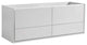 Fresca Catania 60" Gloss White Wall Hung Double Sink Cabinet