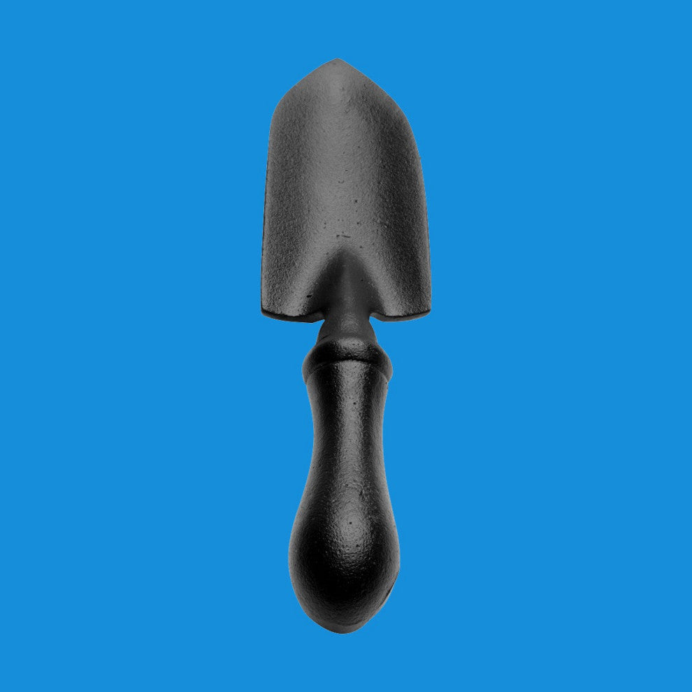 Door Knocker Black Cast Iron Trowel 7" H x 1 5/8" W |