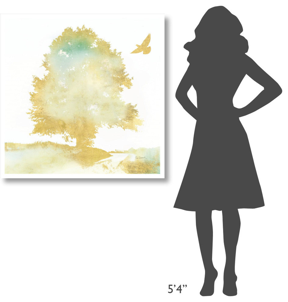 "Dream Tree II" Digital Paper Print by Sue Schlabach, 38"x38"
