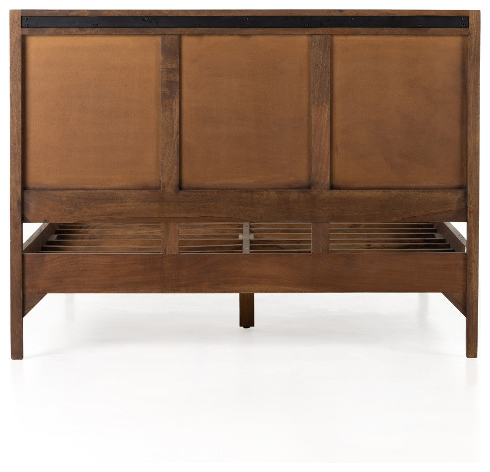 Sydney Bed-Brown Wash-Queen