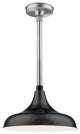 R Series 1-Light 14" Satin Black RLM Modified Warehouse Shade