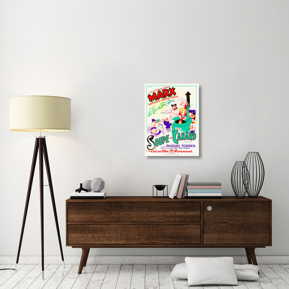 "Marx Brothers - French - Duck Soup 01" Canvas Giclee, 23"x30"