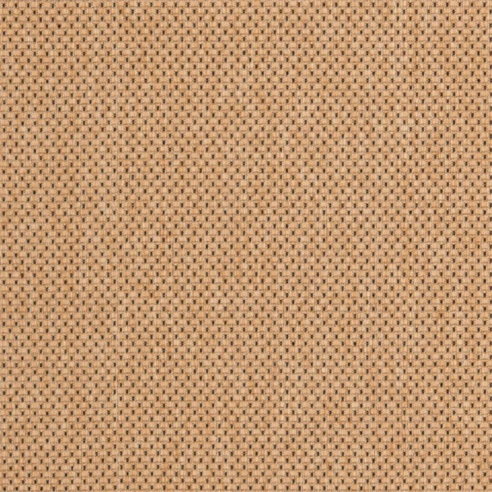 Safavieh Courtyard 9' X 12' Power Loomed Rug in Natural and Gold