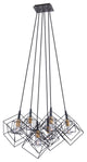 Artistry - 6-Light Chandelier - Matte Black/Harvest Brass