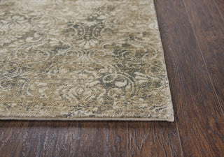 Rizzy Home Gossamer GS6800 Beige Damask Area Rug, Rectangular 5'x8'
