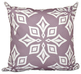 Beach Star, Geometric Print Pillow, Lavender, 20"x20"