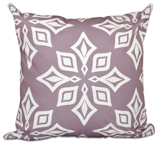 Beach Star, Geometric Print Pillow, Lavender, 20"x20"