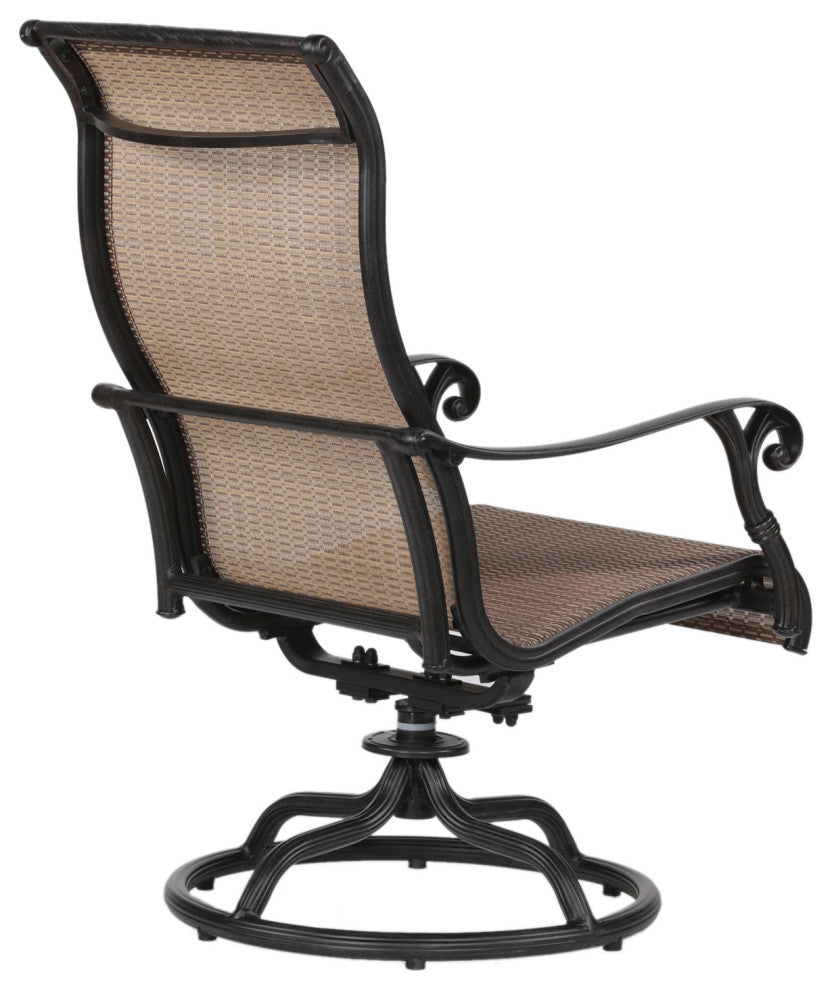 Stinson Sling Swivel Rocker, Set of 2, Dark Lava Bronze