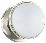 1 Light Bath Sconce, Polished Nickel