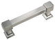 Utopia Alley Brett Cabinet Pull, Square Edge, 3.78", Brushed Nickel, 5 Pack