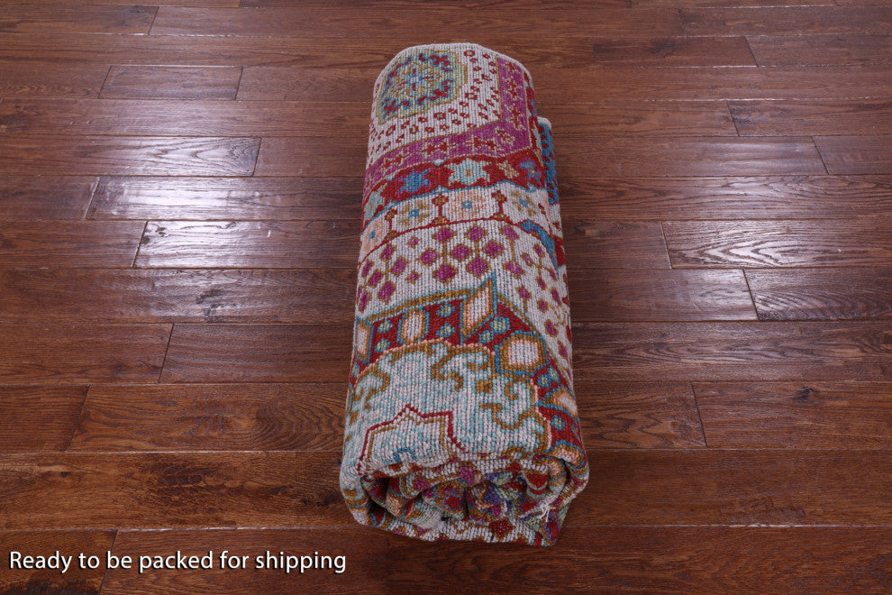 Mamluk Hand Knotted Wool Rug 5' 11" X 9' 2" - Q15869