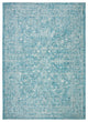 Safavieh Courtyard Cy8680-37121 Outdoor Rug, Aqua and Gray, 5'3"x7'7"