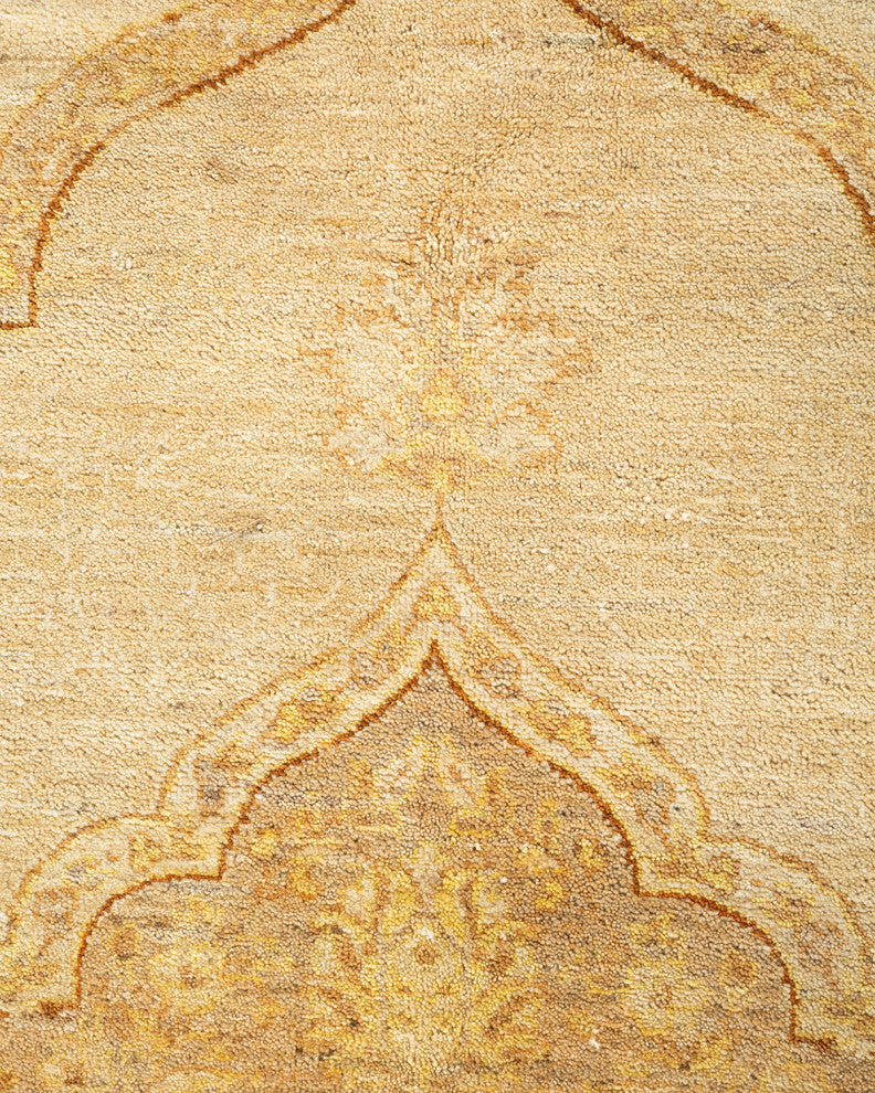Twante One-of-a-Kind Hand-Knotted Area Rug Ivory, 9'3"x12'6"