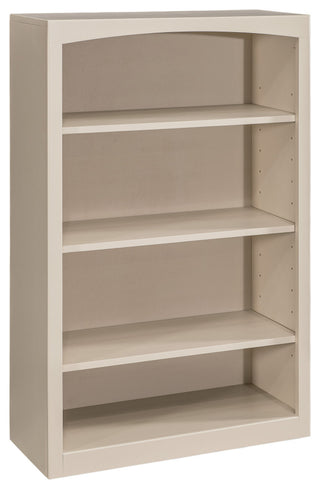 Solid Wood Bookcase, 48"x30", Sand Dollar