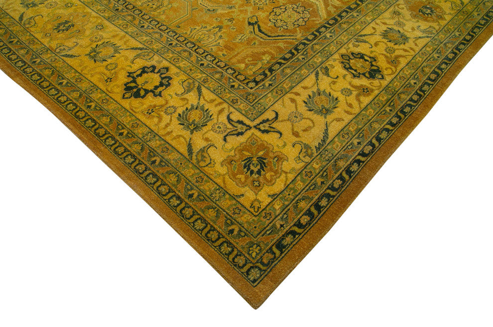 Rug N Carpet - Handmade Oriental 13' 10" x 19' 9" Large Oushak Area Rug