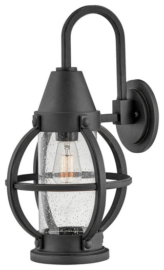 Chatham Large Wall Mount Lantern in Museum Black