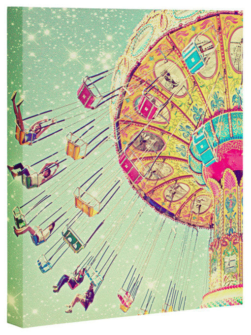 Deny Designs Shannon Clark Swinging Through Stars Art Canvas