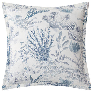 Oceania Coastal Euro Sham, 27"x27", Blue