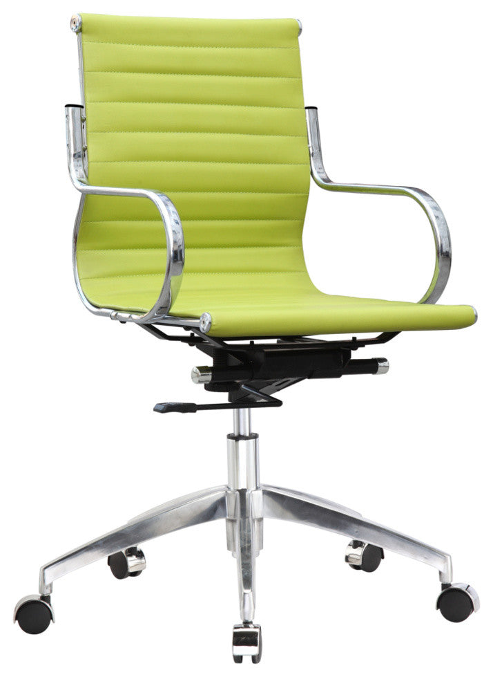 Modern Classics Twist Office Chair Mid Back, Green