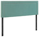 Jessamine Queen Upholstered Fabric Headboard, Laguna