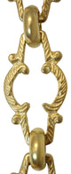 RCH Hardware Brass Vintage Chandelier Chain, Various Finishes, Acid Dipped, U55