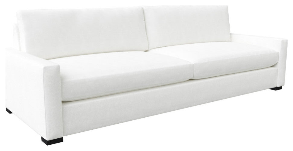 Nativa Interiors Revolution Sofa 105", Off White, Depth: Classic