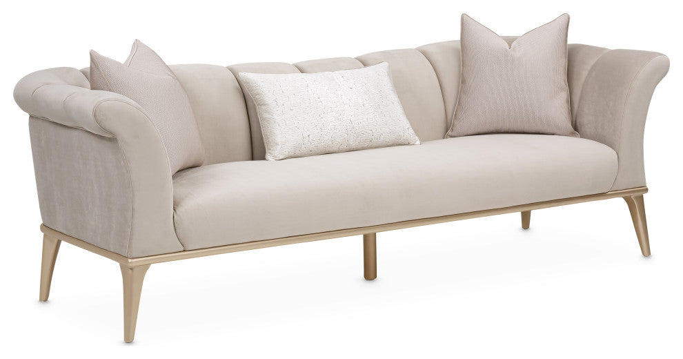 Yvette Sofa - Porcini/Champagne