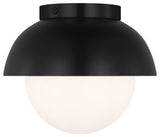 Hyde 1-Light Flush Mount, Midnight Black