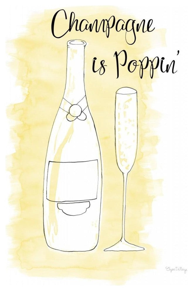 "Splash of Wine IV" Digital Paper Print by Elyse DeNeige, 24"x30"