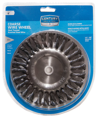 6" Wire Wheel Bench Grinder, Knot Coarse